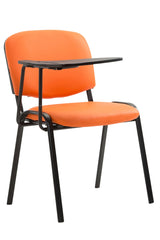 Stuhl Ken mit Klapptisch Kunstleder - orange