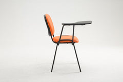 Stuhl Ken mit Klapptisch Kunstleder - orange