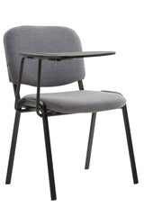 Stuhl Ken mit Klapptisch Stoff - grau
