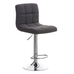Barhocker Peru STOFF C - hellgrau - InfinityMarket