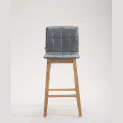 Barhocker Bregenz Kunstleder Natura, - grau - InfinityMarket