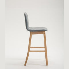Barhocker Bregenz Kunstleder Natura, - grau - InfinityMarket