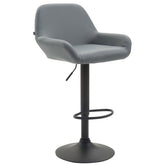 Barhocker Braga Kunstleder B - grau - InfinityMarket