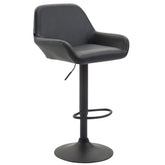 Barhocker Braga Kunstleder B - schwarz - InfinityMarket