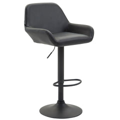 Barhocker Braga Kunstleder B - schwarz - InfinityMarket