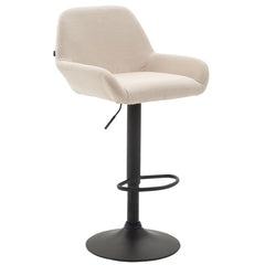 Barhocker Braga Stoff B - creme - InfinityMarket