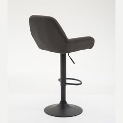 Barhocker Braga Stoff B - dunkelgrau - InfinityMarket
