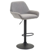 Barhocker Braga Stoff B - grau - InfinityMarket