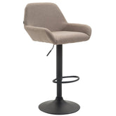 Barhocker Braga Stoff B - taupe - InfinityMarket