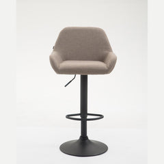 Barhocker Braga Stoff B - taupe - InfinityMarket
