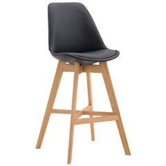 Barhocker Cannes Kunstleder Natura - schwarz - InfinityMarket