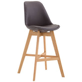 Barhocker Cannes Kunstleder Natura - braun - InfinityMarket