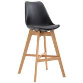 Barhocker Cannes Kunststoff Natura - schwarz - InfinityMarket