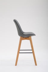 Barhocker Metz Kunstleder Natura - grau