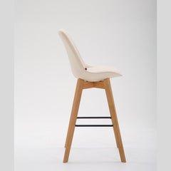 Barhocker Metz Kunstleder Natura - creme - InfinityMarket