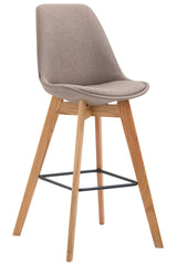 Barhocker Metz Stoff Natura - taupe