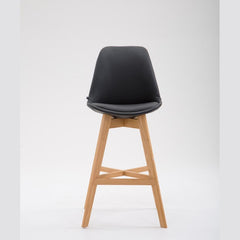 Barhocker Cannes Kunstleder Natura - schwarz - InfinityMarket