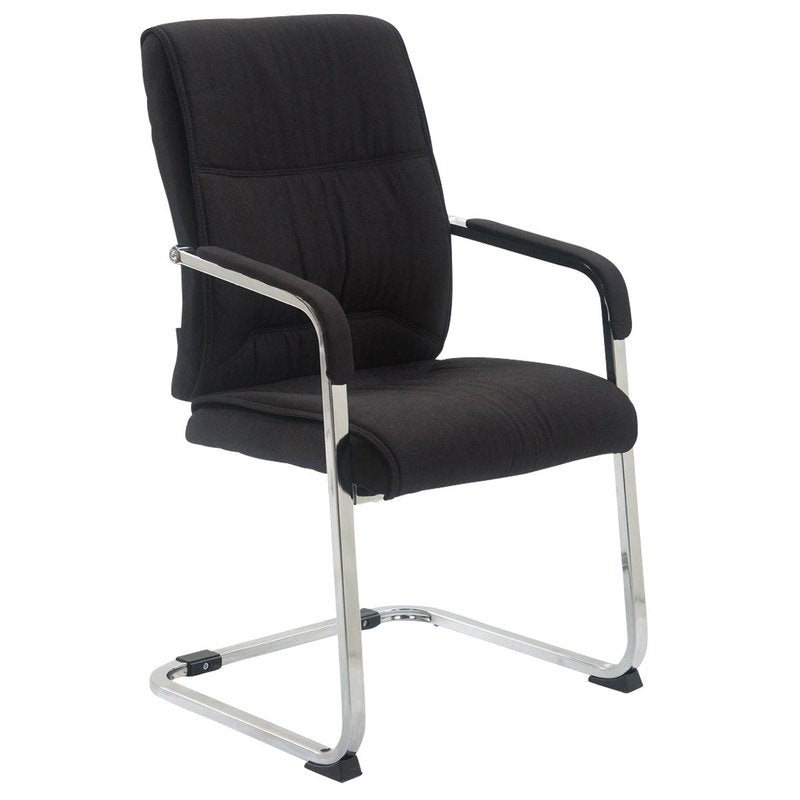 XL Besucherstuhl Anubis Stoff - schwarz by Dropshipping-Europe – Möbel