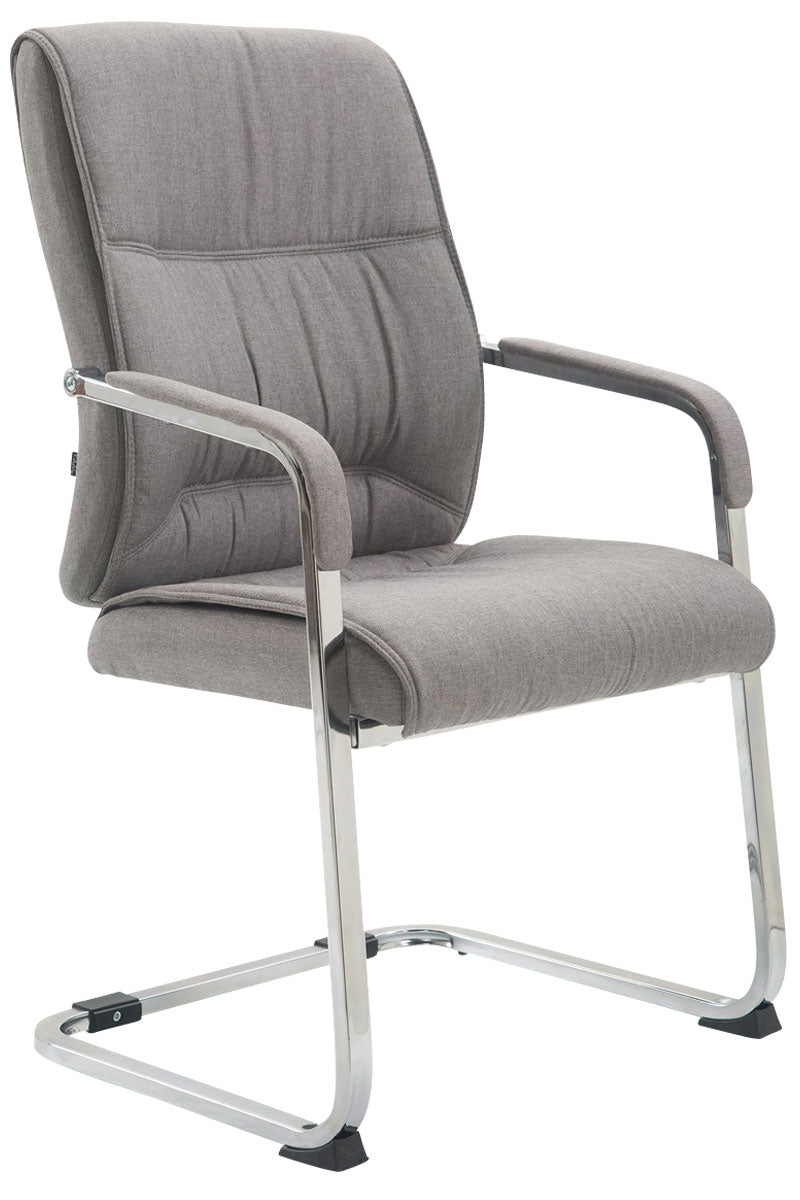 XL Besucherstuhl Anubis Stoff - grau by Dropshipping-Europe – Möbel