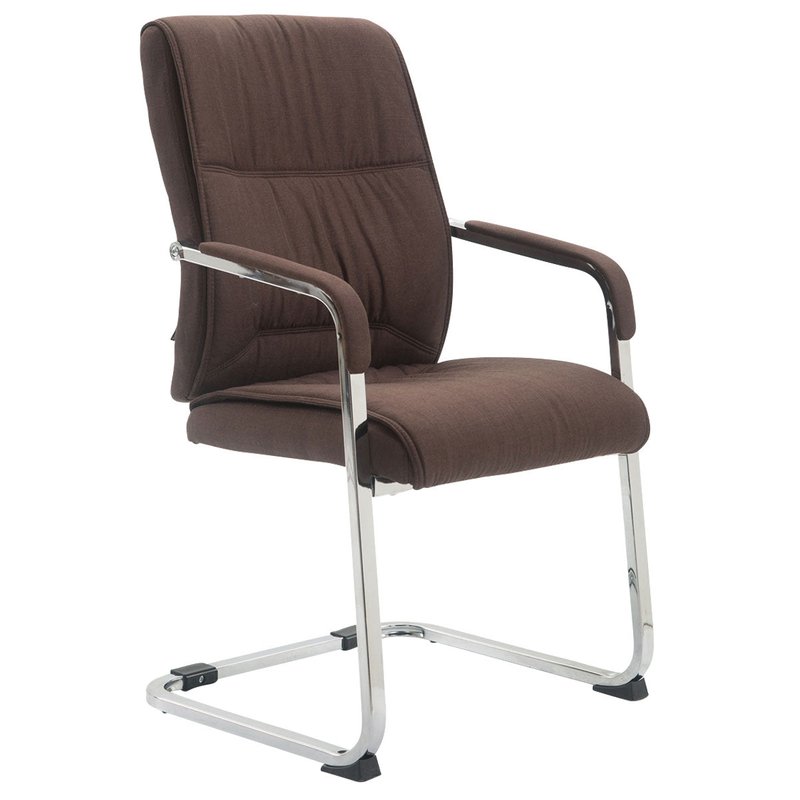 XL Besucherstuhl Anubis Stoff - braun by Dropshipping-Europe – Möbel