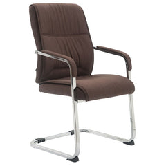 XL Besucherstuhl Anubis Stoff - braun by Dropshipping-Europe – Möbel