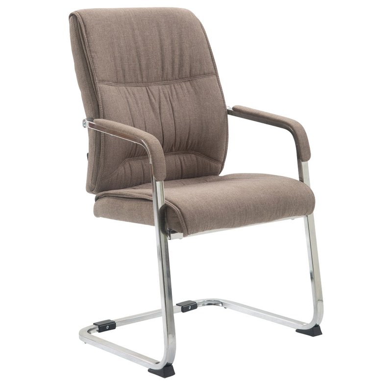 XL Besucherstuhl Anubis Stoff - taupe by Dropshipping-Europe – Möbel