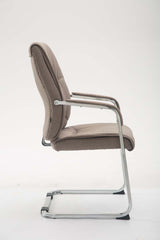 XL Besucherstuhl Anubis Stoff - taupe