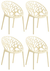 4er Set Stuhl Hope - creme