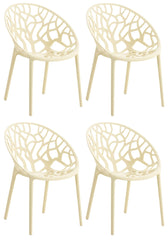 4er Set Stuhl Hope - creme