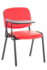 Stuhl Ken mit Klapptisch Kunstleder - rot