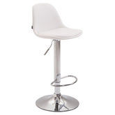 Barhocker Kiel Vollgepolstert Kunstleder - weiß - InfinityMarket