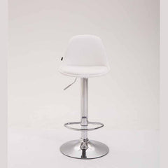Barhocker Kiel Vollgepolstert Kunstleder - weiß - InfinityMarket