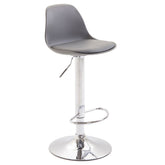 Barhocker Kiel Kunstleder - grau - InfinityMarket