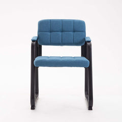 Besucherstuhl Canada B Stoff - blau
