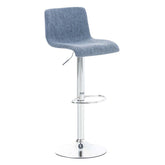 Barhocker Hoover Stoff C - blau