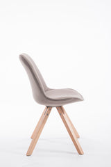 Besucherstuhl Toulouse Stoff Natura Square - taupe