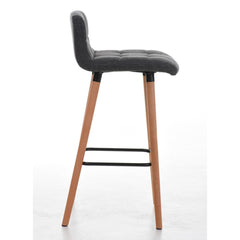 2er Set Barhocker Lincoln Stoff natura - hellgrau