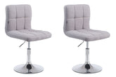 2er Set Lounger Palma V2 Stoff - grau by Dropshipping-Europe – Barhocker