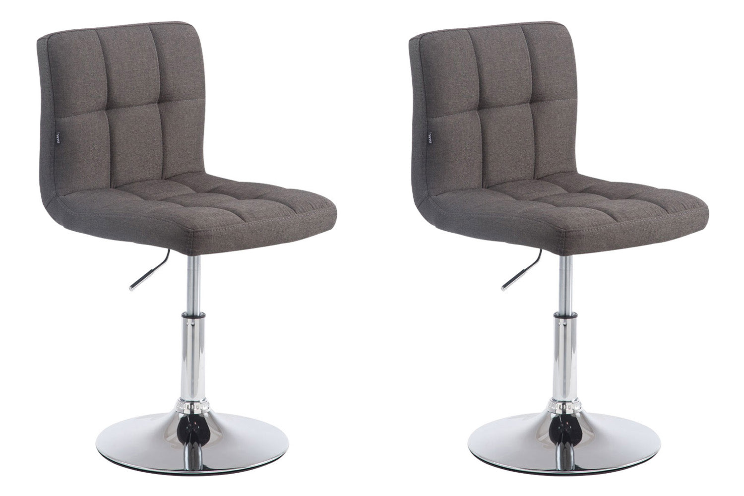 2er Set Lounger Palma V2 Stoff - dunkelgrau by Dropshipping-Europe – Barhocker