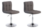 2er Set Lounger Palma V2 Stoff - dunkelgrau by Dropshipping-Europe – Barhocker