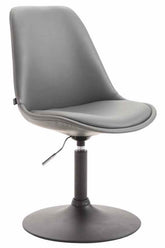 Stuhl Maverick B Kunstleder - grau