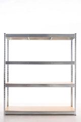 Lagerregal 160x60x180 cm - silber
