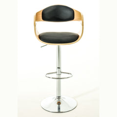 2er Set Barhocker Kingston C Kunstleder - natura/schwarz