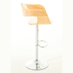 2er Set Barhocker Kingston C Kunstleder - natura/weiß
