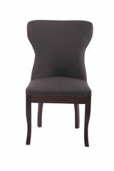 Stuhl Windsor Stoff - dunkelgrau
