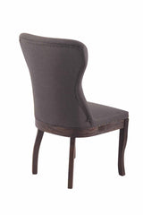Stuhl Windsor Stoff - dunkelgrau