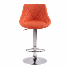 2er Set Barhocker Lazio Stoff C - orange