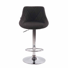 2er Set Barhocker Lazio Stoff C - dunkelgrau