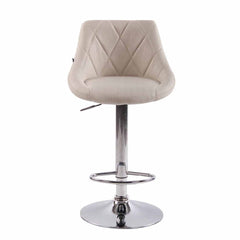 2er Set Barhocker Lazio Stoff C - creme