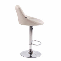 2er Set Barhocker Lazio Stoff C - creme